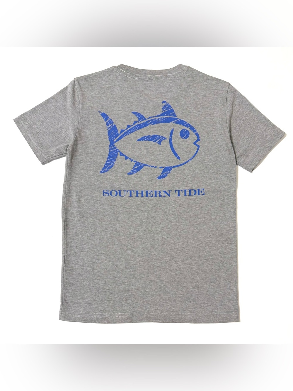 Southern Tide Boys Blue Skipjack Short-Sleeve T-Shirt - Small (6-7)